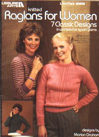 Raglans for women, 7 classic designs to knit and crochet 266