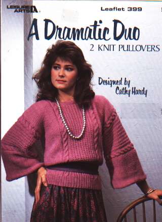 A dramatic duo 2 knit pullovers to knit and crochet 399