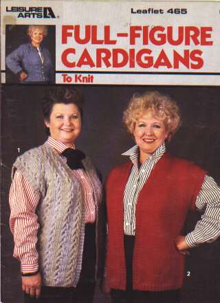 Full-figure cardigans to knit,   465