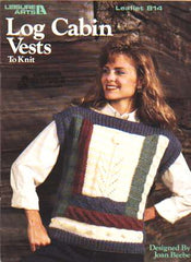 Log cabin vests to knit and crochet 814