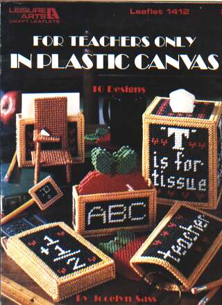For Teachers only, in plastic canvas 1412