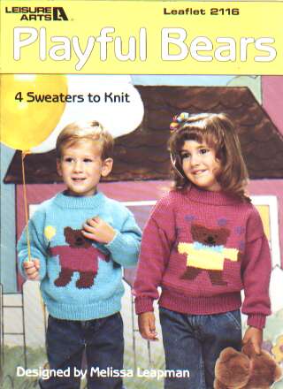 Playful bears, 4 sweaters to knit and crochet 2116
