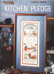 Kitchen pledge cross stitch booklet, 13 projects, 2239