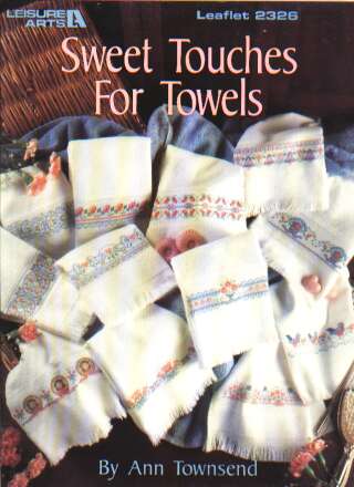 Sweet touches for towels, various designs to cross stitch 2326