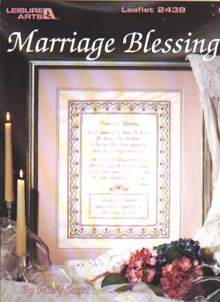 Marriage blessing to cross stitch 2438