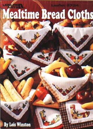 Mealtime bread cloths by Louis Winston to cross stitch 2734