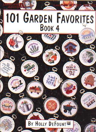 101 Garden favorites book 4, 22 pgs to cross stitch 2737