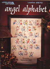 Angel alphabet to cross stitch 2870