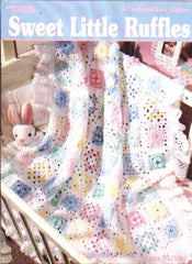Sweet Little Ruffles crochet book, 6 baby afghans 3062 *last one*