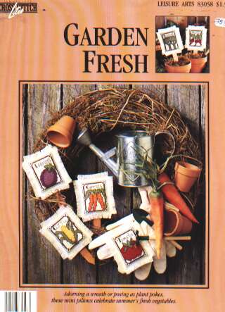 Garden Fresh, summer 1993 cross stitch lites LAST ONE