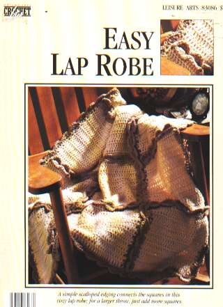 Easy Lap robe, Autumn 1993 crochet lites, 83086 LAST ONE