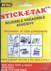 Stick-e-tak reusable kneadable adhesive