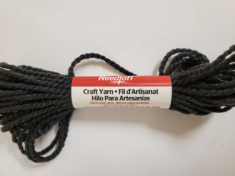Needloft Craft Yarn - Black