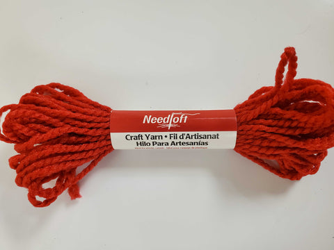 Needloft Craft Yarn - Red