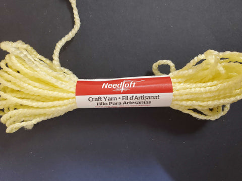 Needloft Craft Yarn - Lemon