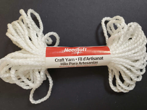 Needloft Craft Yarn - White