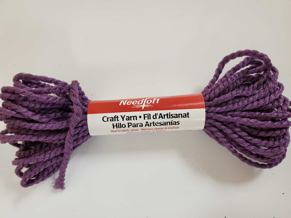 Needloft Craft Yarn - Purple
