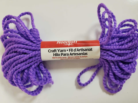 Needloft Craft Yarn - Bright Purple