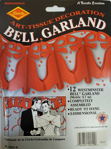 Red Westminster Bell Garland