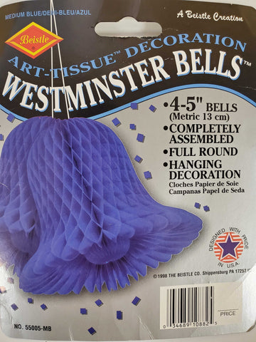 Small Blue Westminster Bells