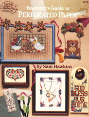 Beginners guide to Perforated Paper cross stitch embroidery book 17 pages, 3576