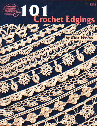 101 Crochet Edgings, 80 pages!!  1212  **LAST ONE!!**