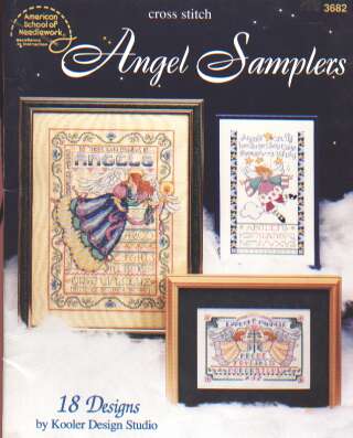 Angel samplers for cross stitch 45 pages, 3682
