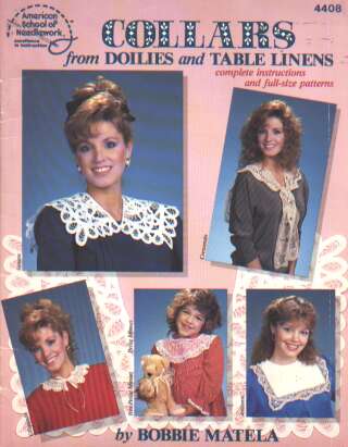 Collars from Doilies and table linens, full size patterns, crochet *last one*