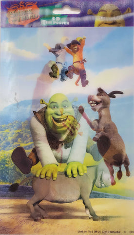 Shrek the Third 3-D Mini Poster - Jumping