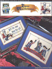 Three musketeers cross stitch booklet designed by Anthony Taylor LAST ONE