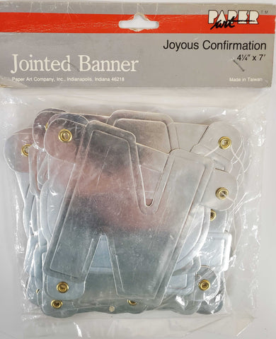 Joyous Confirmation Jointed Banner