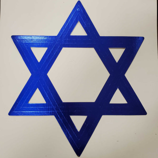 Blue Jewish Star of David