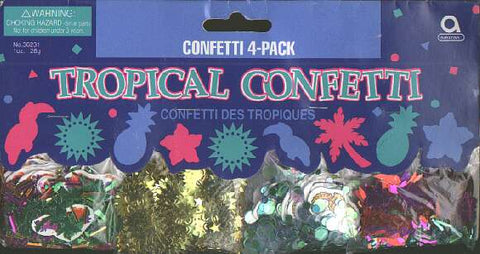 TROPICAL Confetti 4 pack