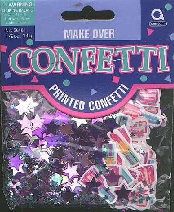 MAKE OVER confetti