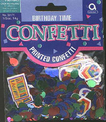 BIRTHDAY TIME confetti