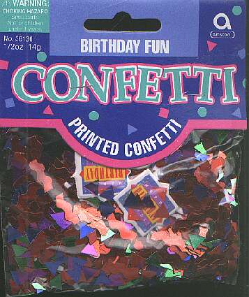 BIRTHDAY FUN confetti