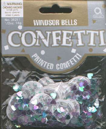 Amscan WINDSOR BELLS confetti
