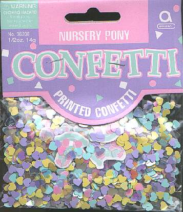 NURSERY PONY confetti