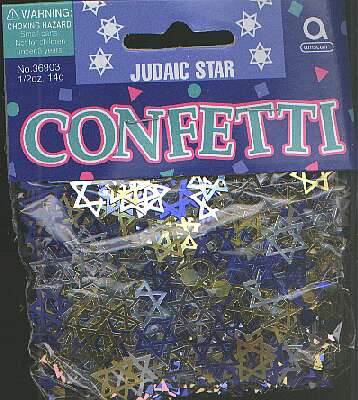 JUDAIC STAR confetti
