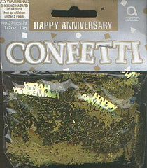 HAPPY ANNIVERSARY confetti