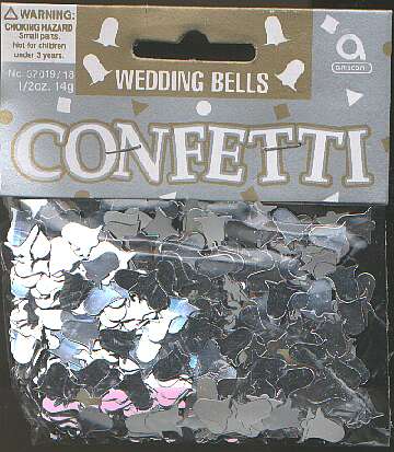 WEDDING BELLS confetti last one