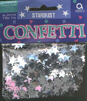 Stardust - SILVER confetti