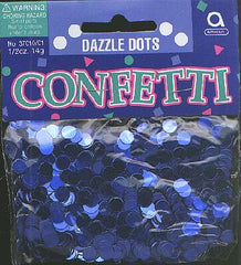 Dazzle dots - BLUE confetti