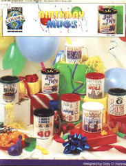 Birthday mugs cross stitch booklet by Gary D. Hanner
