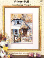 Marty Bell sweetheart thatch cross stitch leaflet 341  **LAST ONE**
