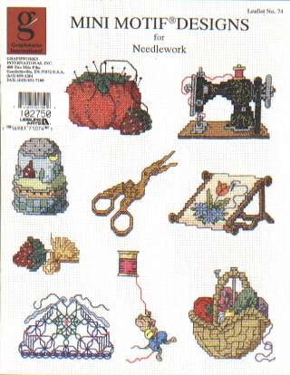 Mini motif designs for needlework, 74