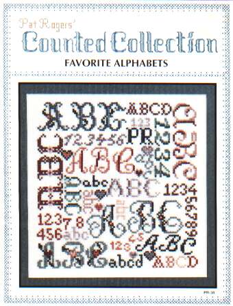 Favorite alphabets counted collection PR-38