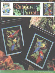 Rainforest parrots cross stitch booklet by Michele Johnson LAST ONE