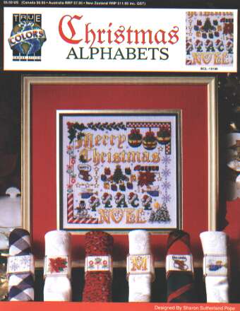 Christmas alphabets, by Sharon Sutherland Pope bcl-10190