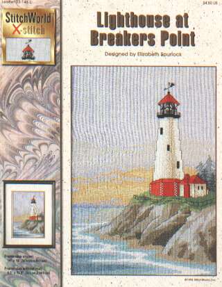Lighthouse at Breakers point by Stitchworld x-stitch, cross stitch book